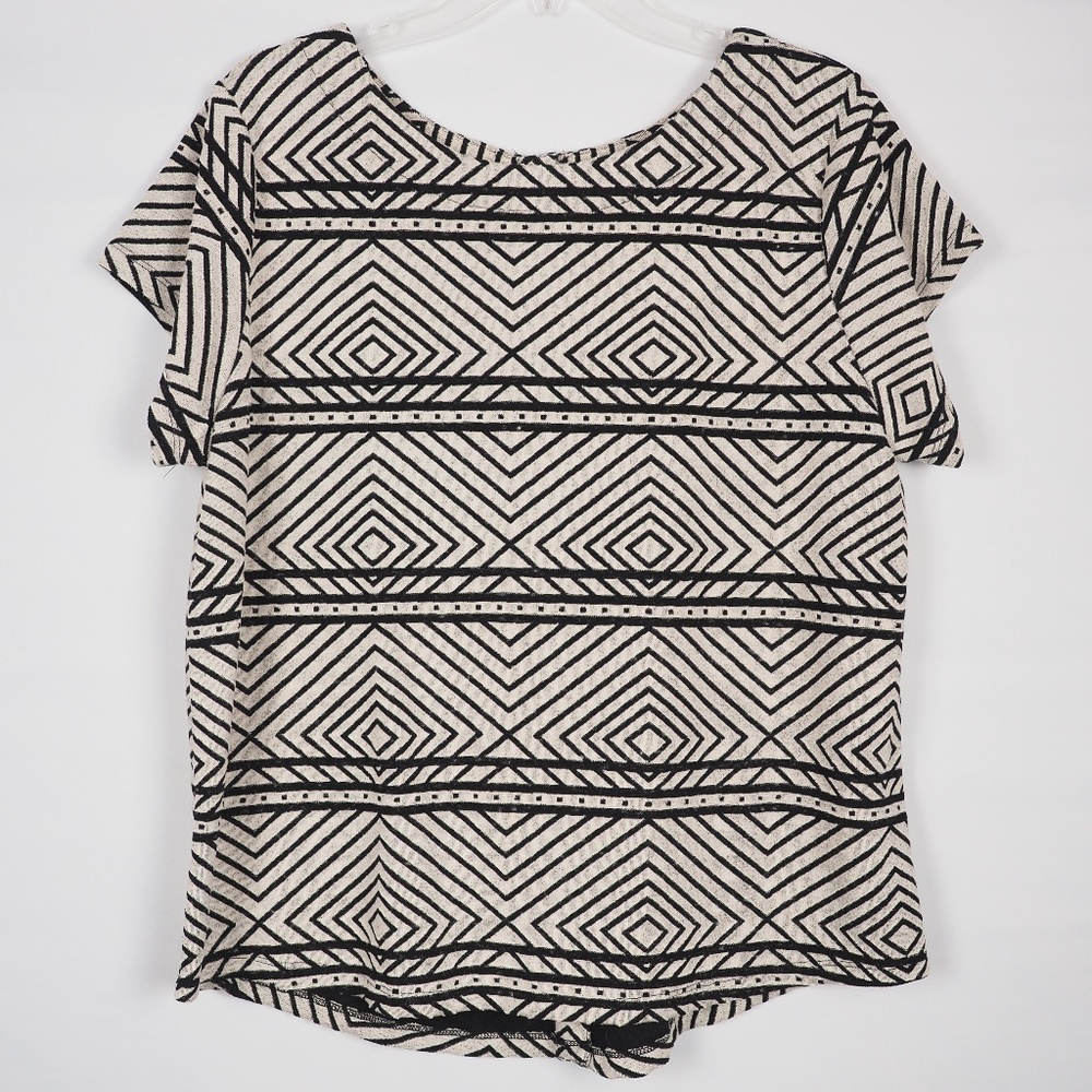 NWT Lucky Brand Tribal Burnout Top, Size XL